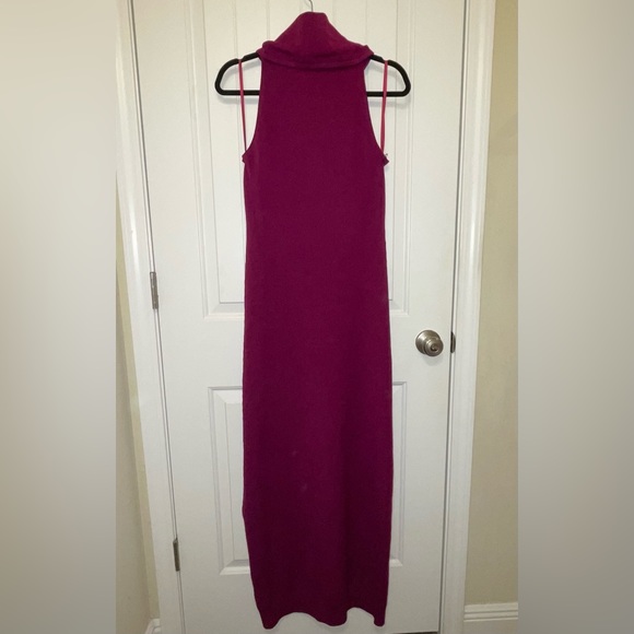 Ronny Kobo Acosta Maxi Cowl Neck Knit Fuschia Dress Size Small NWT - Picture 8 of 9